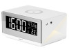 Часы с беспроводным зарядным устройством Rombica Timebox 2, белый фото 1 &mdash; Гифтология