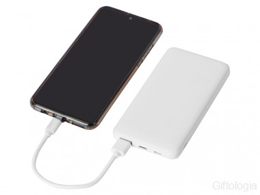 Внешний аккумулятор Reserve Pro, 10 000 mah, белый &mdash; Гифтология