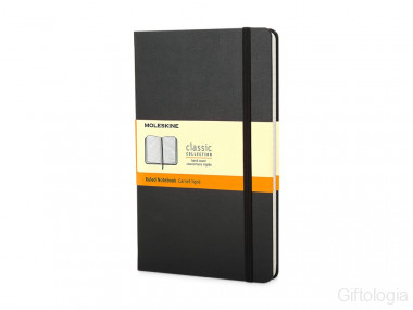 Записная книжка Moleskine Classic (в линейку) в твердой обложке, Large (13х21см), черный &mdash; Гифтология