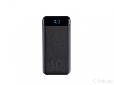 VA2540 (10 000mAh), QC/PD 20W внешний аккумулятор с дисплеем, черный &mdash; Гифтология