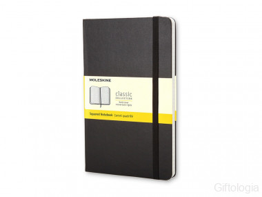 Записная книжка Moleskine Classic (в клетку) в твердой обложке, Large (13х21см), черный &mdash; Гифтология