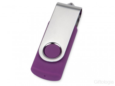 Флеш-карта USB 2.0 16 Gb Квебек, фиолетовый &mdash; Гифтология
