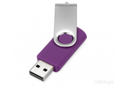 Флеш-карта USB 2.0 16 Gb Квебек, фиолетовый &mdash; Гифтология