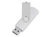 USB/micro USB-флешка 2.0 на 16 Гб Квебек OTG, белый фото 2 &mdash; Гифтология