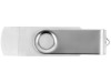 USB/micro USB-флешка 2.0 на 16 Гб Квебек OTG, белый фото 4 &mdash; Гифтология
