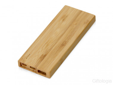 Внешний аккумулятор из бамбука Bamboo, 5000 mAh &mdash; Гифтология
