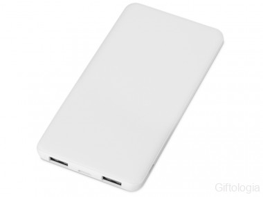 Портативное зарядное устройство Reserve с USB Type-C, 5000 mAh, белый &mdash; Гифтология