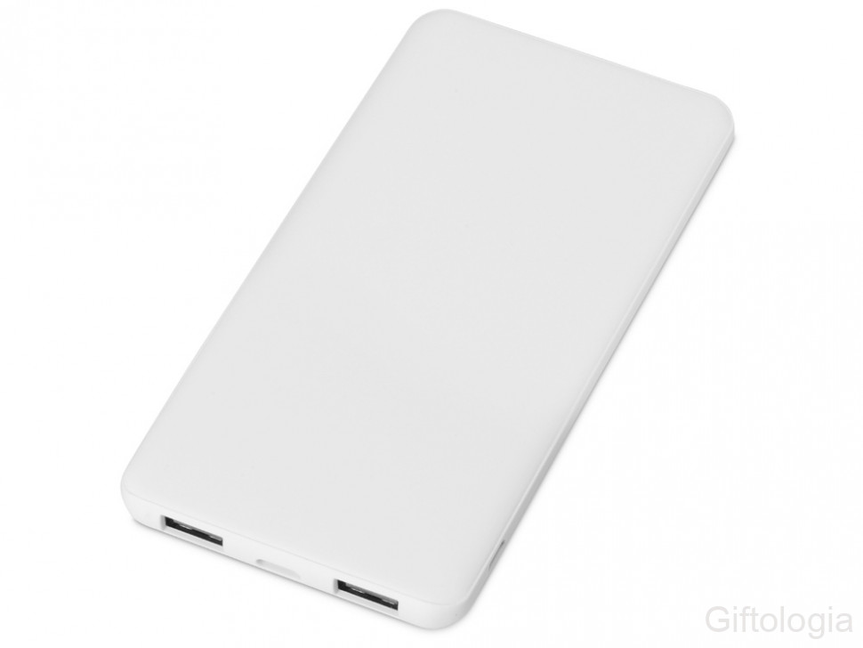 Портативное зарядное устройство Reserve с USB Type-C, 5000 mAh, белый фото 1 &mdash; Гифтология