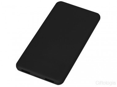 Портативное зарядное устройство Reserve с USB Type-C, 5000 mAh, черный &mdash; Гифтология