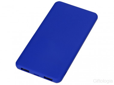 Портативное зарядное устройство Reserve с USB Type-C, 5000 mAh, синий &mdash; Гифтология