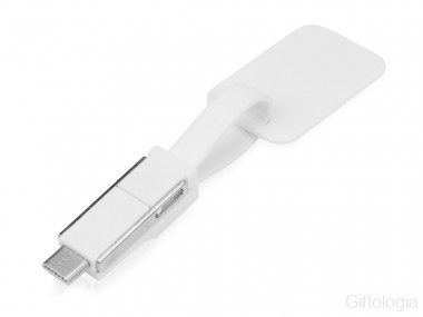 Зарядный кабель 3-в-1 Charge-it, белый &mdash; Гифтология