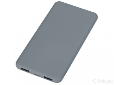Портативное зарядное устройство Reserve с USB Type-C, 5000 mAh, серый &mdash; Гифтология