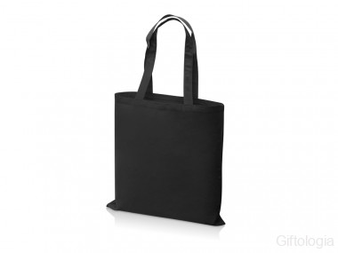 Сумка для шопинга Carryme 140 хлопковая, 140 г/м2, черный &mdash; Гифтология