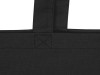 Сумка для шопинга Carryme 140 хлопковая, 140 г/м2, черный фото 5 &mdash; Гифтология