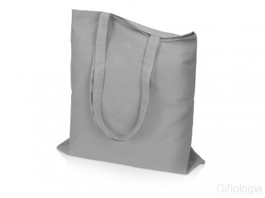 Сумка для шопинга Carryme 140 хлопковая, 140 г/м2, серый &mdash; Гифтология