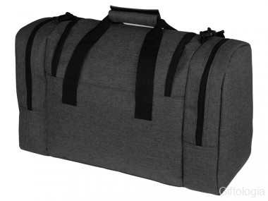 Сумка дорожная Route с двумя боковыми карманами, темно-серый &mdash; Гифтология