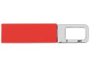 Флеш-карта USB 2.0 16 Gb с карабином Hook, красный/серебристый фото 2 &mdash; Гифтология