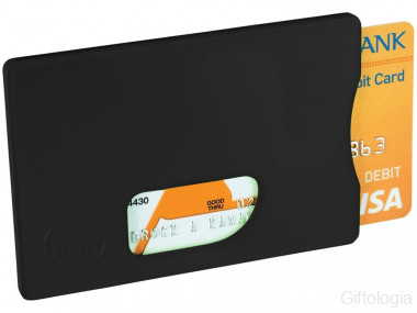 Защитный RFID чехол для кредитной карты, черный &mdash; Гифтология